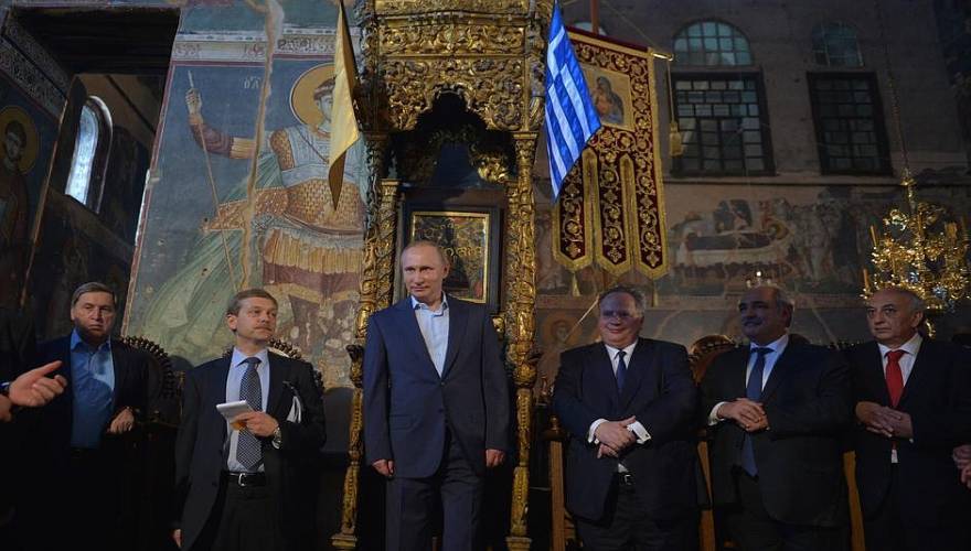 Από την τελευταία επίσκεψη του Βλαδίμηρου στο άγιο Όρος